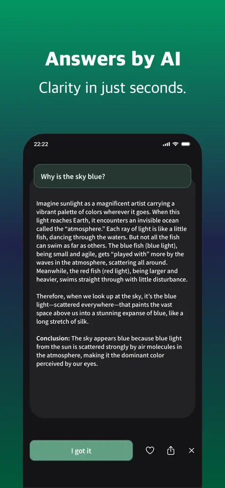 Curio AI App Screenshot